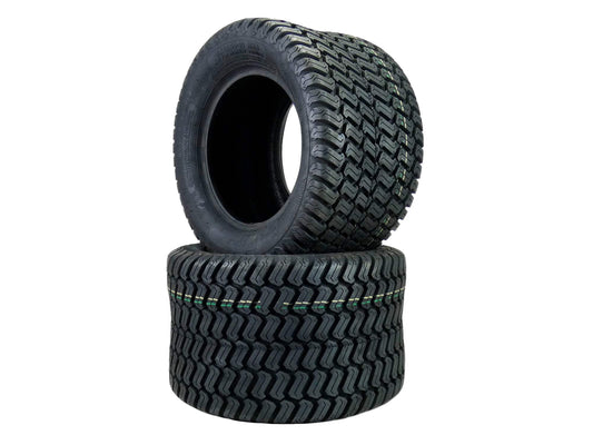 Set of 2 18x10.50-10 4 Ply Turf Lawn Mower Tractor Tires