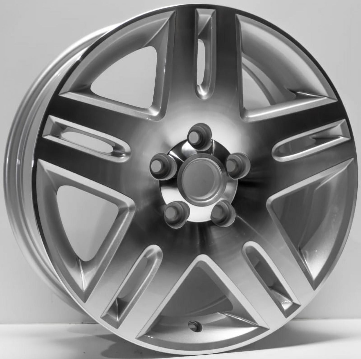 2006-2016 Chevrolet Impala Monte Carlo Replacement Wheel 17"x6.5" 10 Spoke, Silver Machined & Painted
