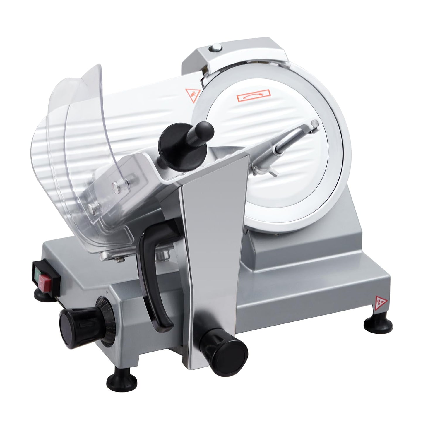 2025 New Deli Meat Slicer, 8Inch Semi-Automatic Meat Slicer Machine for Home, 210W Meat Cutting Machine for Meat, Cheese, Bread, Veggies, Ham, & Fruit