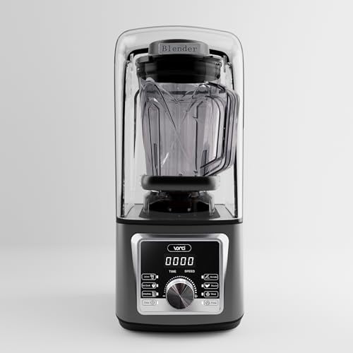 2200W Commercial Blender With Sound Enclosure, 135OZ Large Capacity Quiet Blender For Smoothies, Heavy Duty Industrial Blender For Restaurant, Perfect For Kitchen, Ice Crush, Milk Shake, Fruits
