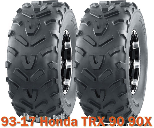 Set 2 WANDA ATV Tires 20X7-8 /6PR for 93-17 Honda TRX 90 90X