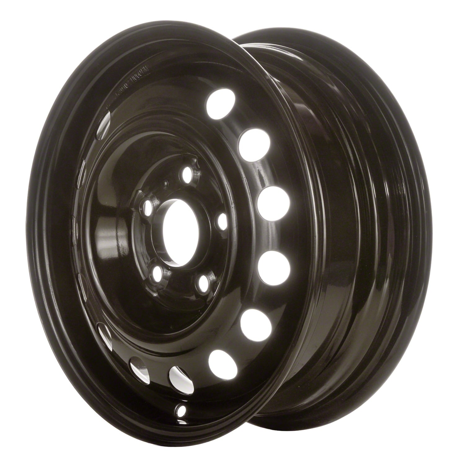 Remanufactured Painted Black Steel Wheel 15 x 5.5 529102H060 fits 2007-2010 Hyundai Elantra