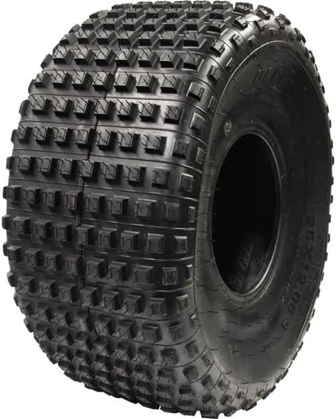 25x12x9 ATV/UTV Tire with Non-Directional Tread, Self-Cleaning Lug Design, Great Flotation - 25-Inch