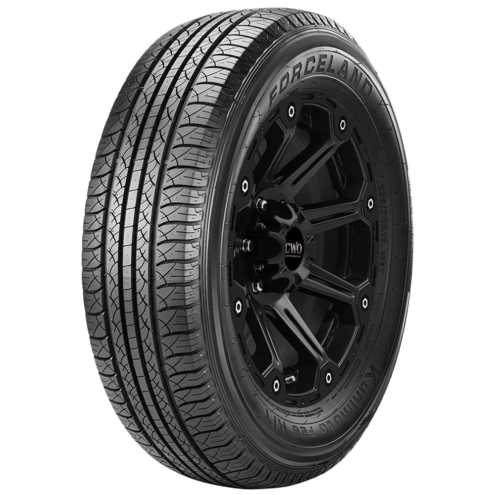 265/60R18 Forceland Kunimoto F26 110H SL Black Wall Tire