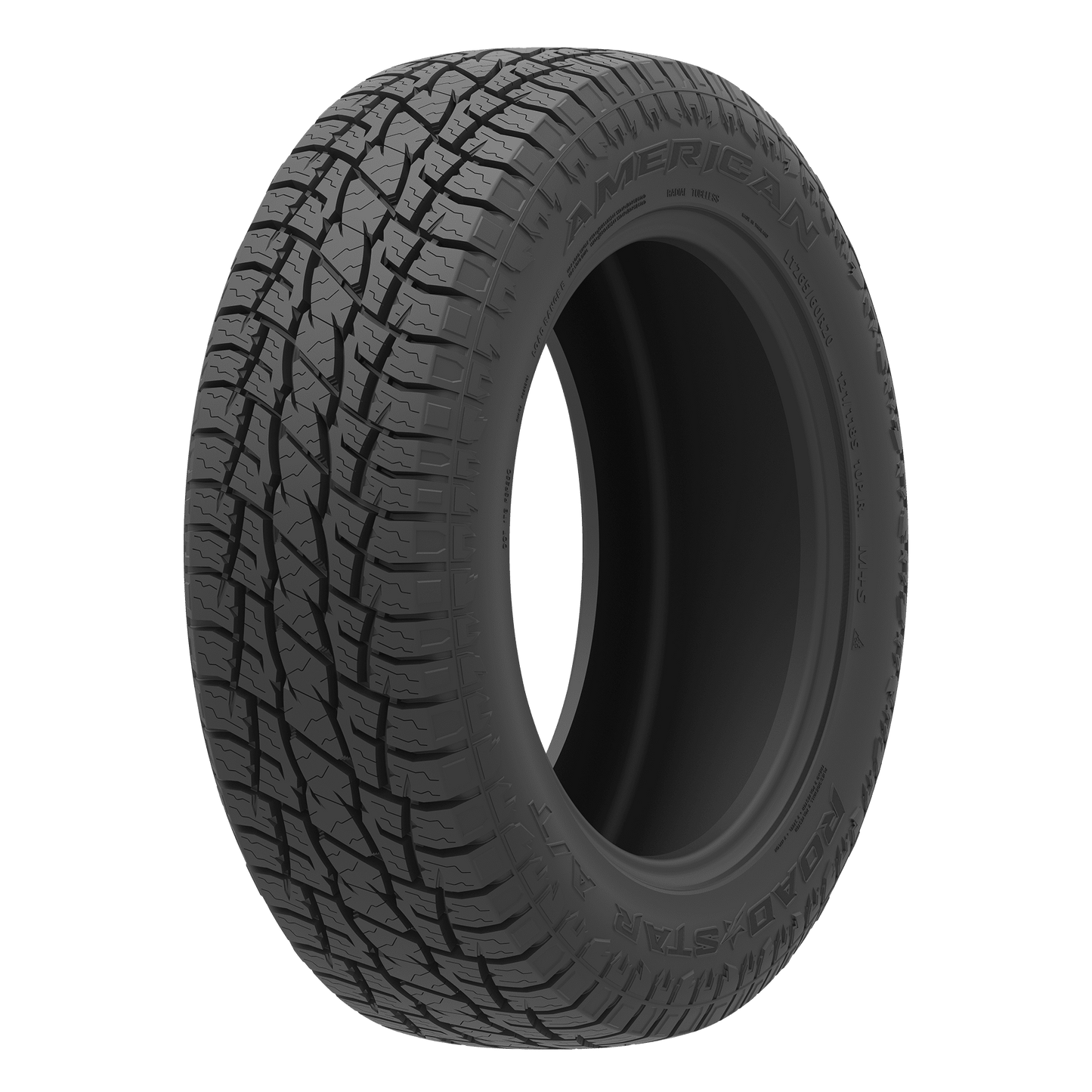 265/70R16 American Road Star A/T 112T SL Black Wall Tire