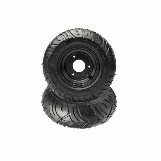 2pc 13x5.00-6 13x5-6 Tire on Rim 3 Lug Wheel Assembly for Go Kart Trike ATV