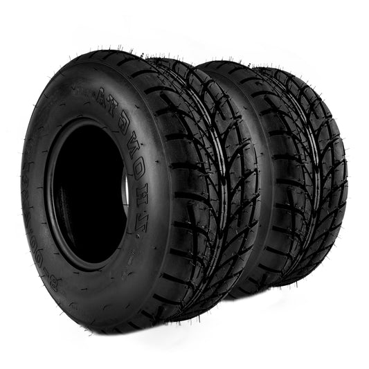 2pcs 19×7-8 ATV Tires 4 PR 19×7×8 Heavy Duty ATV UTV All Terrain Fit For Rough Terrain, Pattern Z-129, Tubeless Rubber Front 176lbs Capacity Turf Saver Tire