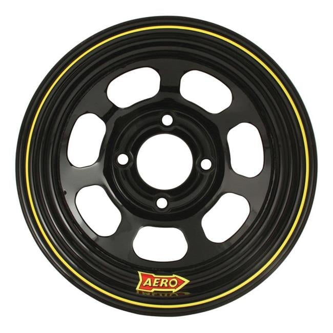 30-184220 30 Series Roll Formed Wheel - Black - 13 x 8 in. - 2 in. Offset - 4 x 4.25 in. Bolt Circle - 16 lbs