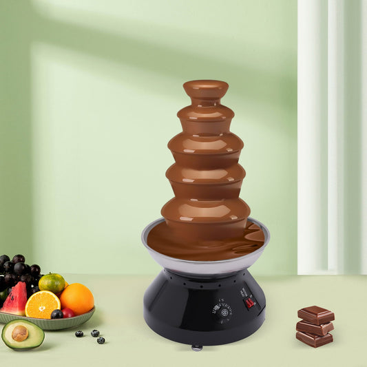 3000ml 5-Tier Chocolate Fountain Melt Chocolate Fountain Machine 110V 230W for Big Parties, Weddings