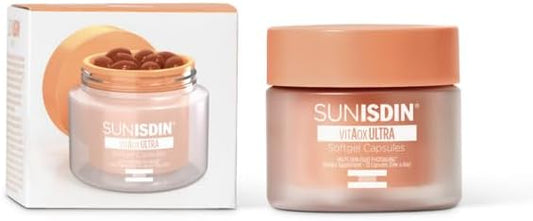 SUNISDIN - Daily Skin Care Antioxidant Supplement with Vitamin E and A - 30 Softgel Capsules