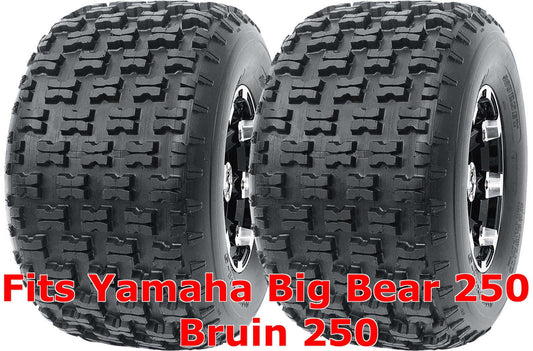 Set 2 WANDA Sport ATV Tires 22x10-10 Yamaha Big Bear 250 Bruin 250 Rear P336