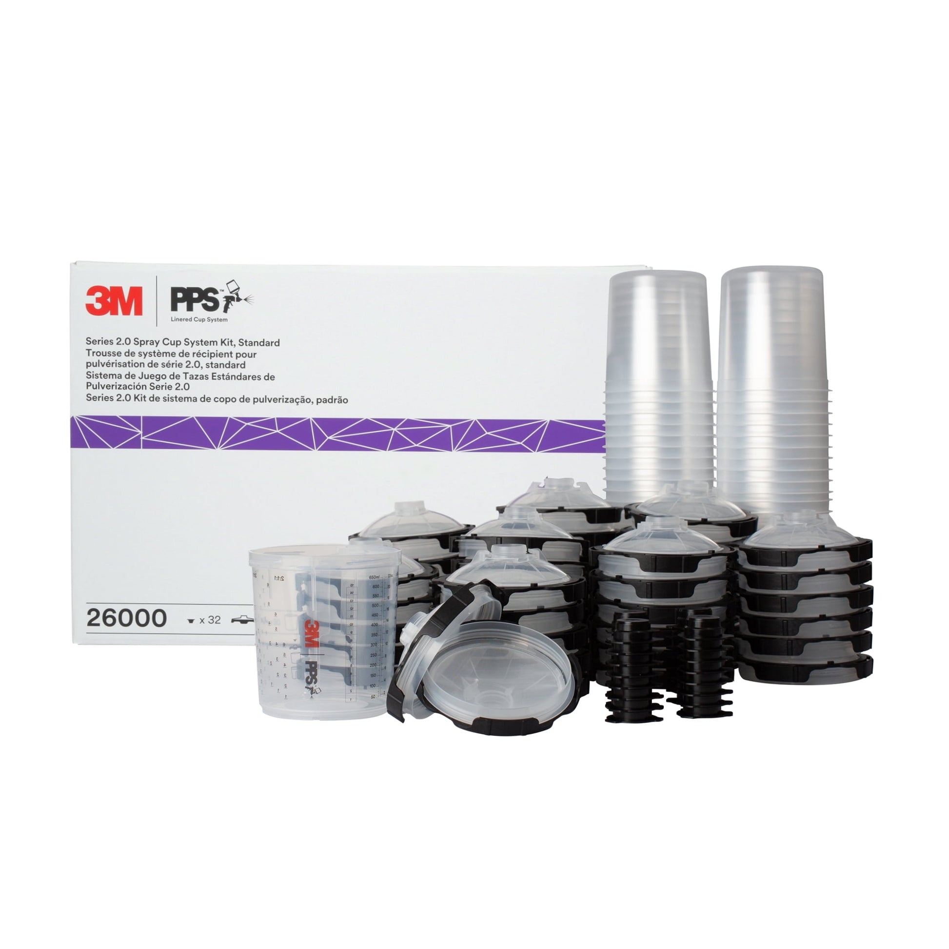 3M PPS Series 2.0 22 oz. 200 Micron Spray Gun
