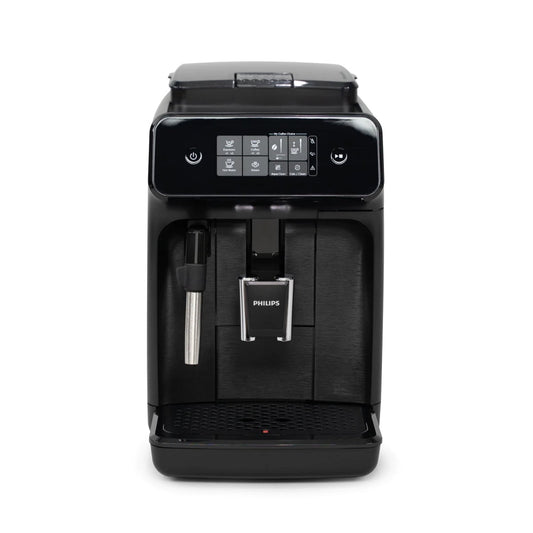 Restored Philips 1200 Super Automatic Espresso Machine, Black | 2 Recipes | EP1220/04 (Refurbished)