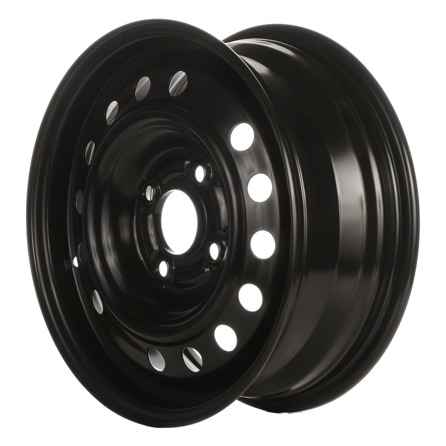 Remanufactured Painted Black Steel Wheel 15 x 6 403001FC0A fits 2009-2013 Nissan Cube