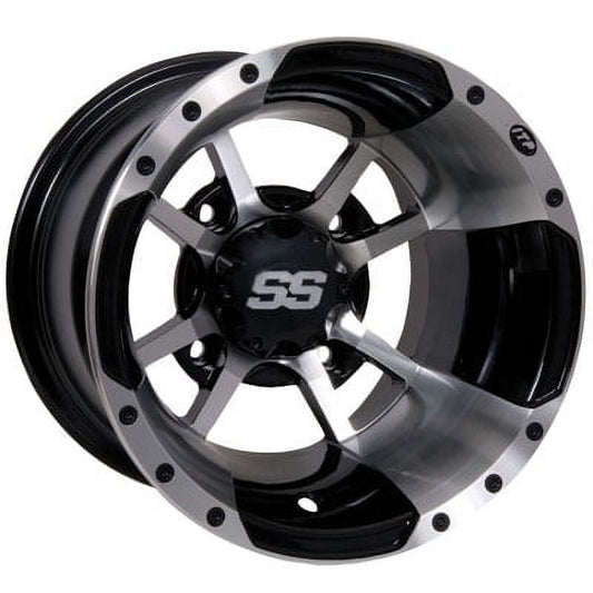 4/110 ITP SS112 Alloy Sport Wheels 9X8 3.0 + 5.0 Machined for Honda ATC 250ES BIG RED 1985-1987