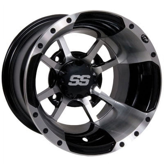 4/110 ITP SS112 Alloy Sport Wheels 9X8 3.0 + 5.0 Machined for Honda TRX 250 RECON 2011-2014