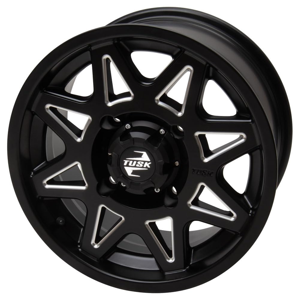 4/137 Tusk Tintic Wheel 14x7 4.0 + 3.0 Milled/Black For Kawasaki PRAIRIE 700 4x4 2004-2006