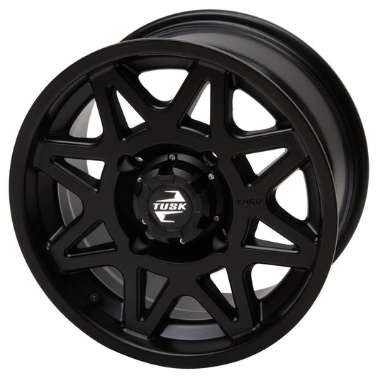 4/137 Tusk Tintic Wheel 15x7 4.0 + 3.0 Matte Black For Can-Am Defender HD7 Max 2022
