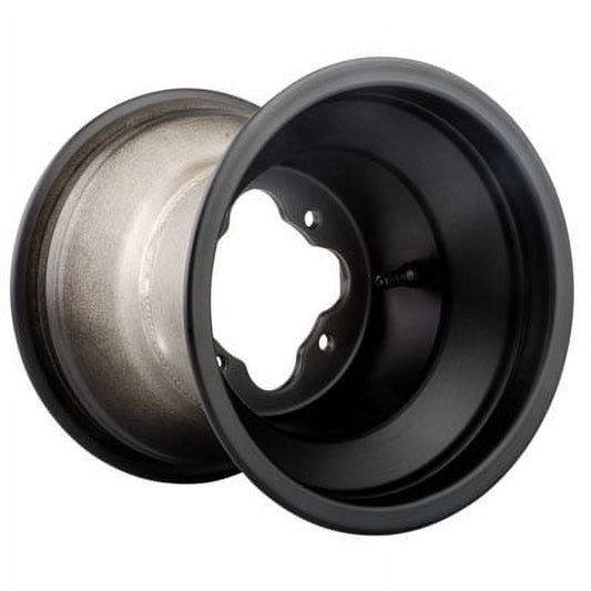 4/144 Douglas A5 Wheel 10X5 3.0 + 2.0 Matte Black for Kawasaki KFX 400 2003-2006