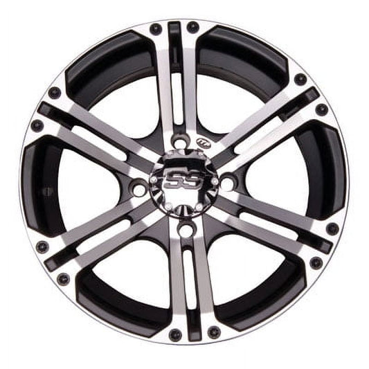 4/156 ITP SS212 Alloy Series Wheel 12x7 4.0 + 3.0 Machined for Yamaha WARRIOR 350 1987-2004