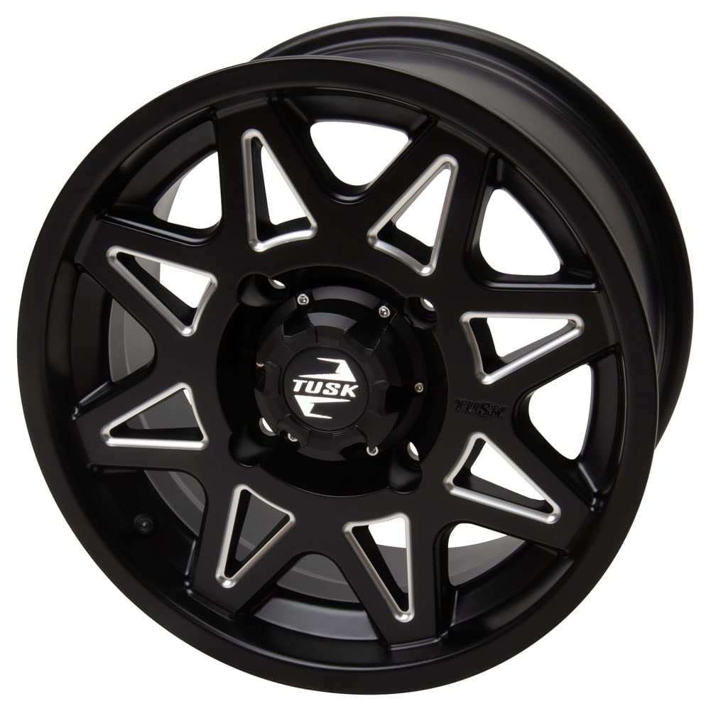 4/156 Tusk Tintic Wheel 14x7 4.0 + 3.0 Milled/Black For Polaris Big Boss 350 6X6 1993
