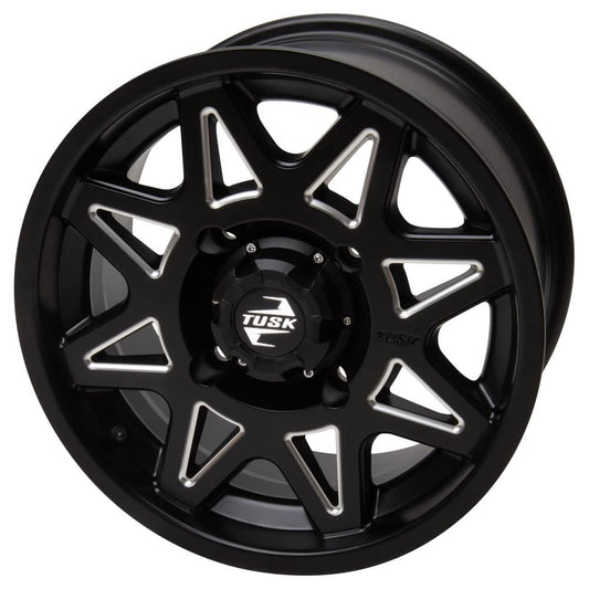 4/156 Tusk Tintic Wheel 14x7 5.0 + 2.0 Milled/Black For YAMAHA Wolverine RMAX 2 1000 Limited Edition 2021-2022