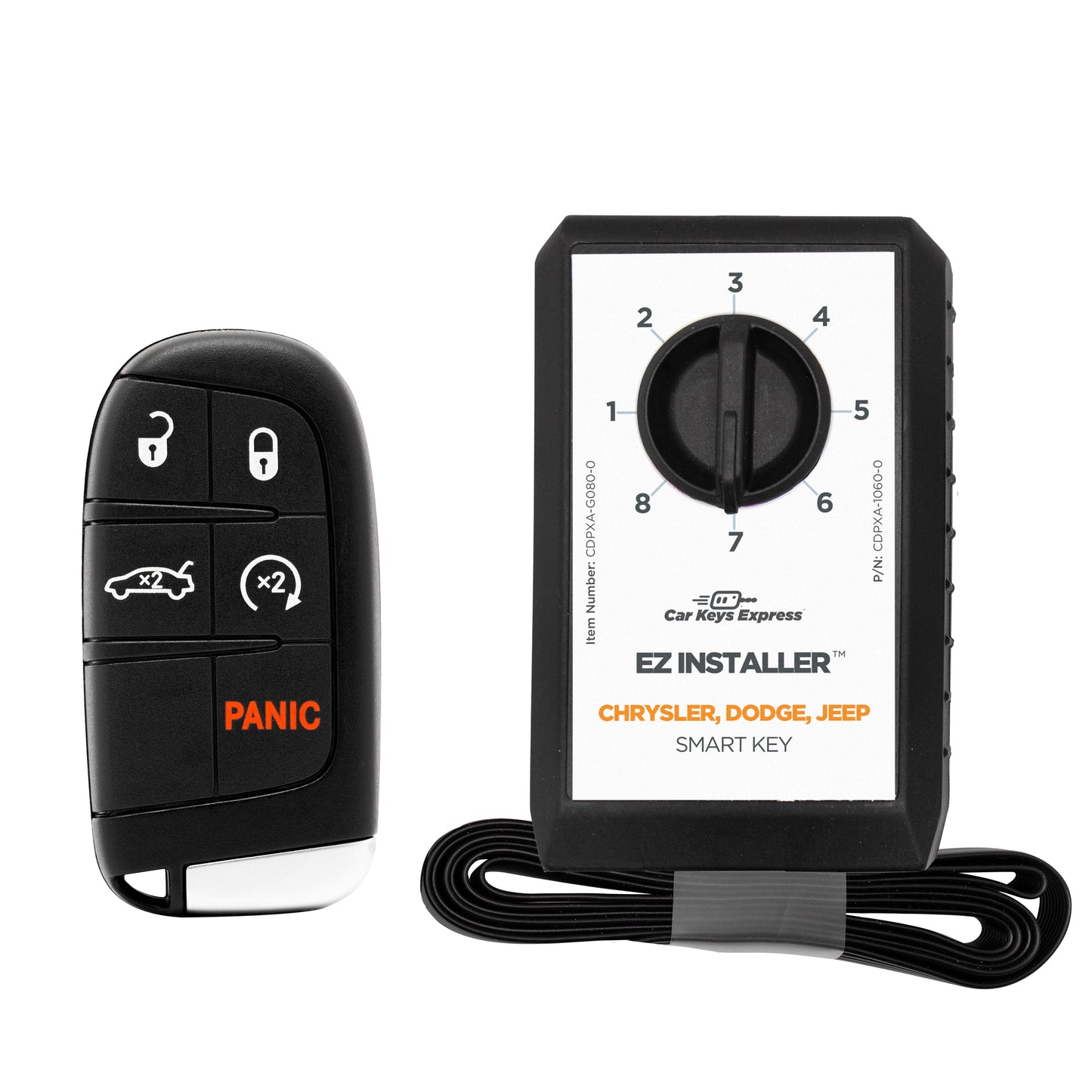 Car Keys Express Black Smart Key Brass Automotive Key Blank CDSK-E5TRZ0SK