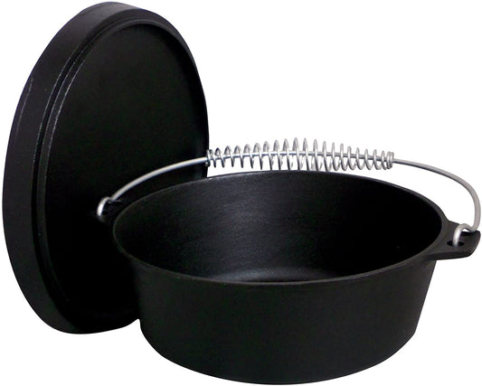 King Kooker Preseasoned Cast Iron Griddle and Pan Set CI12S