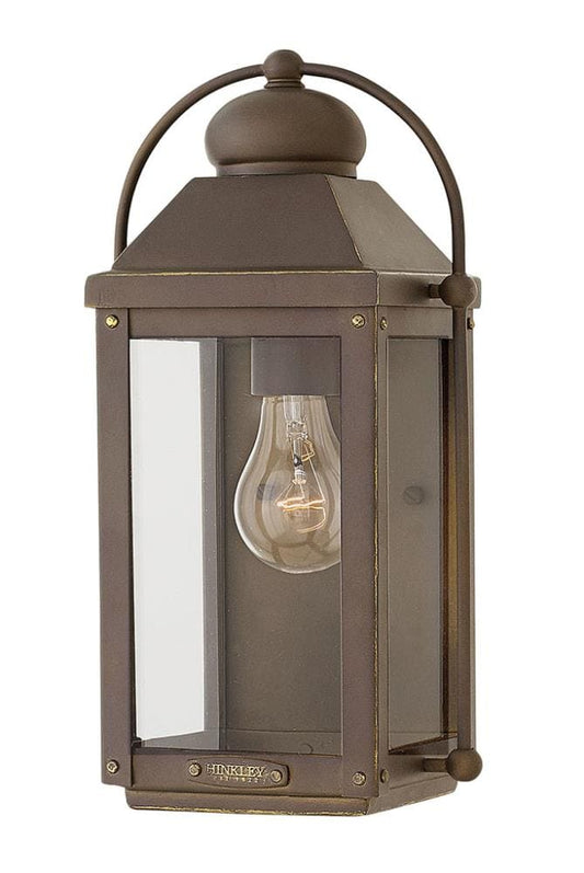 Hinkley Anchorage 1 -Light 13-in H Bronze Hardwired Outdoor Wall Light 3661417
