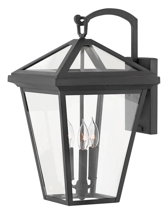 Hinkley Alford Place 3 -Light 20.5-in H Black Hardwired Outdoor Wall Light 3661482