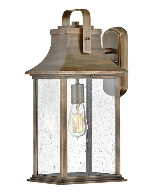 Hinkley Grant 1 -Light 19-in H Bronze Hardwired Outdoor Wall Light 3661466