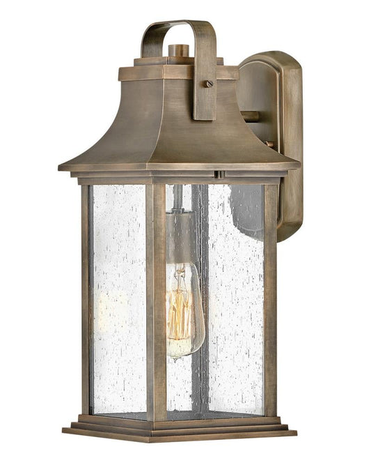 Hinkley Grant 1 -Light 16.75-in H Bronze Hardwired Outdoor Wall Light 3661464