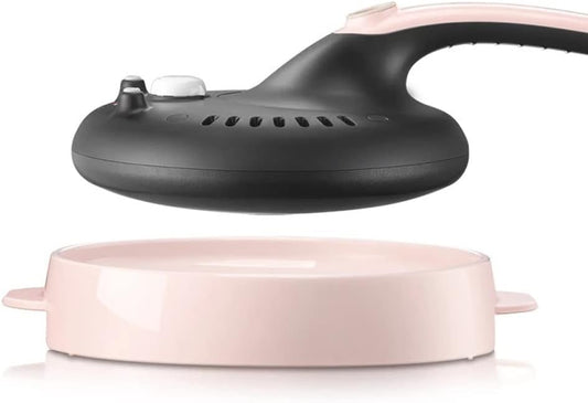 ERTXGBA Automatic Nonstick Stainless Steel Crepe Makers Mini Pancake Machine Household Electric Baking Pan