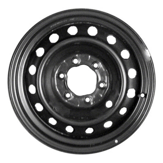 Remanufactured Painted Black Steel Wheel 17 x 7 fits 2010-2024 Toyota 4Runner
