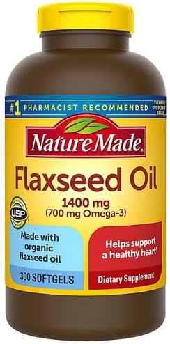 Generic Flaxseed Oil 1400 mg Softgels, 300 ct.