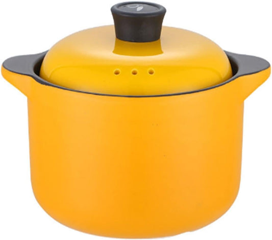 glass cooking pot Ceramic Casserole Red Round Cooking Soup Pot Household Kitchen Appliance Frying Pan pot