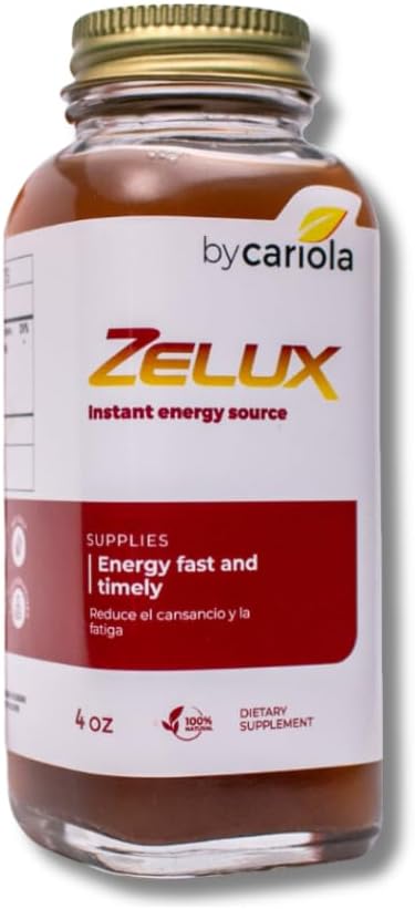 Zelux Supplement 4 oz Energy Source - Men's Test Booster - Natural Stamina - Endurance - Energy Booster - Damiana, Tribulus Terrestri, Ginkgo Biloba, Maca