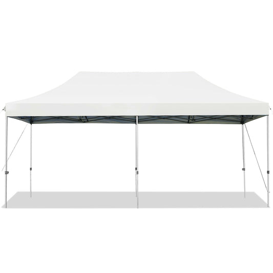 Clihome 20-ft x 10-ft Rectangle White Party canopy