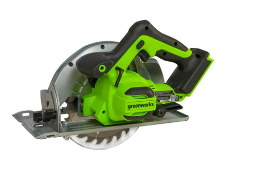 Greenworks 24-volt 7-1/4-in Cordless Circular Saw (Bare Tool) CR24L00