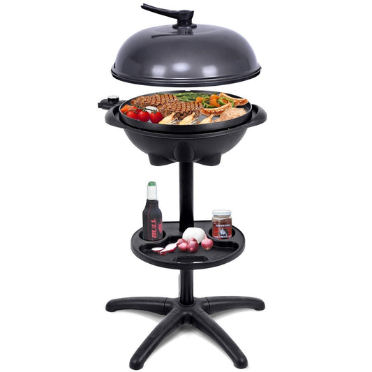 Clihome Outdoor 1350-Watt Black Electric Grill CWCH-KC42178