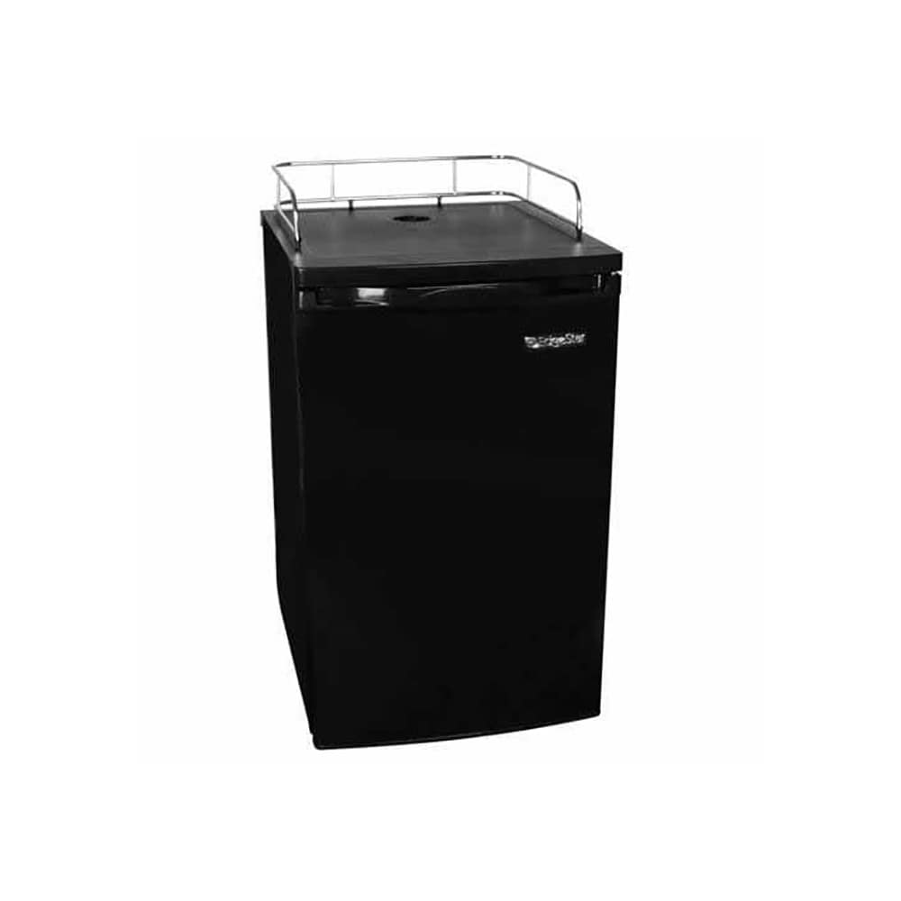 EdgeStar Tapless Half-barrel keg Black Manual Freestanding Kegerator conversion refrigerator