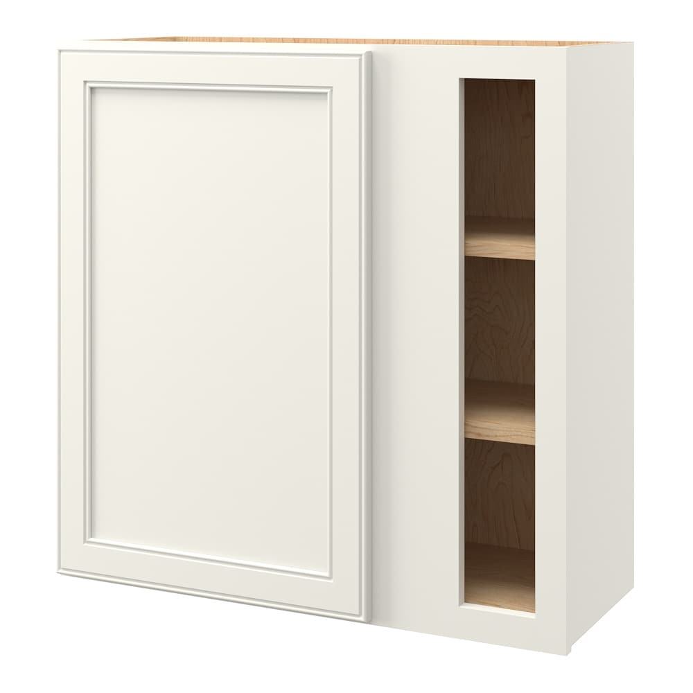 allen + roth McKeller 30-in W x 30-in H x 12-in D Linen Blind Corner wall Fully assembled Cabinet Flat Panel