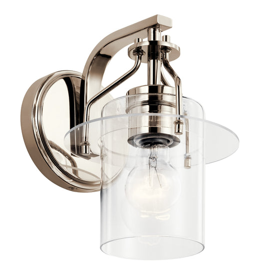 Kichler Everett 6.5-in 1 -Light Polished Nickel Industrial Vanity light 4663020