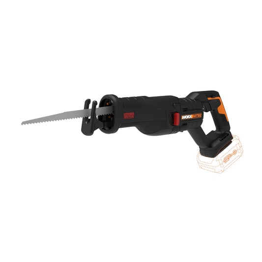 WORX Nitro Power Share 20-volt Max Variable Speed Brushless Cordless Reciprocating Saw (Bare Tool) WX516L.9