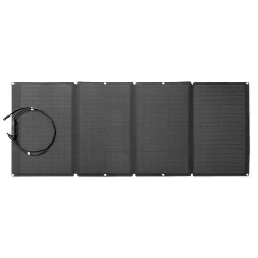 EcoFlow 110W Solar Panel 23.3-in x 13.5-in x 0.8-in 110-Watt Portable Solar Panel EFSOLAR110N