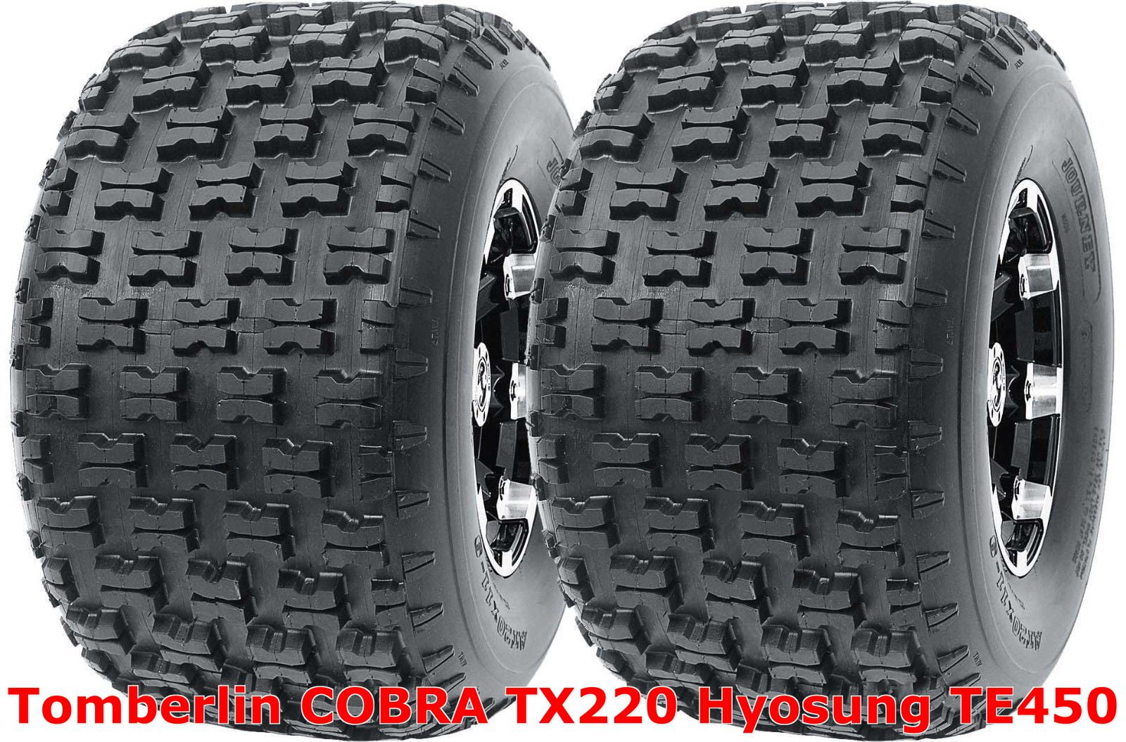 Tomberlin COBRA TX220 Hyosung TE450 Set 2 Rear 20x10-9 20x10x9 Sport ATV Tires