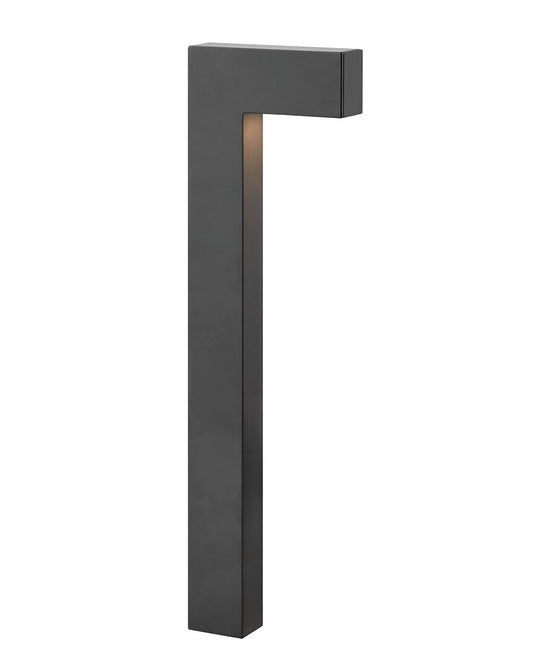 Hinkley Atlantis 150 -Lumens 1.5 -Watt Satin Black Low voltage Hardwired LED Outdoor Path Light ( 2700-K ) 4913205