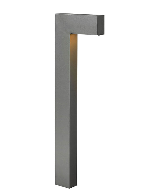 Hinkley Atlantis 150 -Lumens 1.5 -Watt Hematite Low voltage Hardwired LED Outdoor Path Light ( 2700-K ) 4913211
