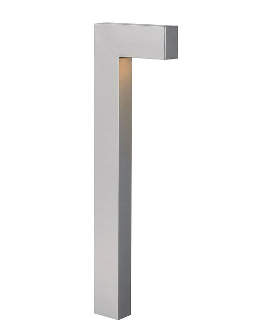 Hinkley Atlantis 150 -Lumens 1.5 -Watt Titanium Low voltage Hardwired LED Outdoor Path Light ( 2700-K ) 4914002