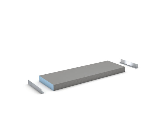 wedi Sanoasa Straight Self-supporting Shower Bench 4, 47 1/4" x 15" x 3 1/8", Tile Ready